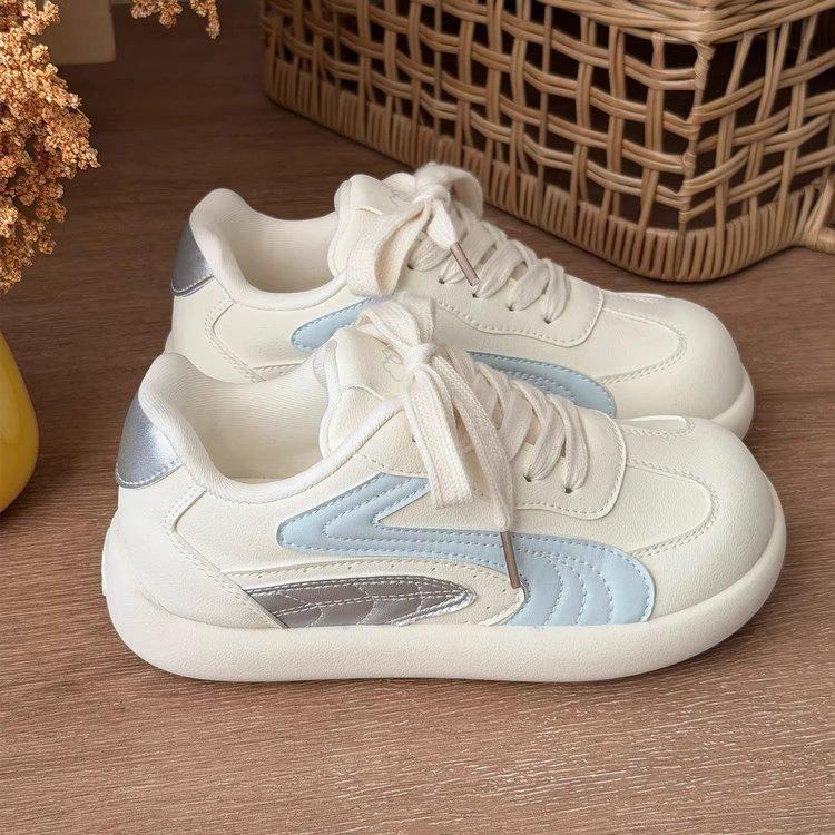High value Korean thick-soled spring new casual board shoes student retro moral training shoes