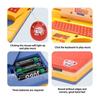Plastic Toddler Educational Laptop LED Display Battery Mini Simulation Notebook Multi-function Music Function