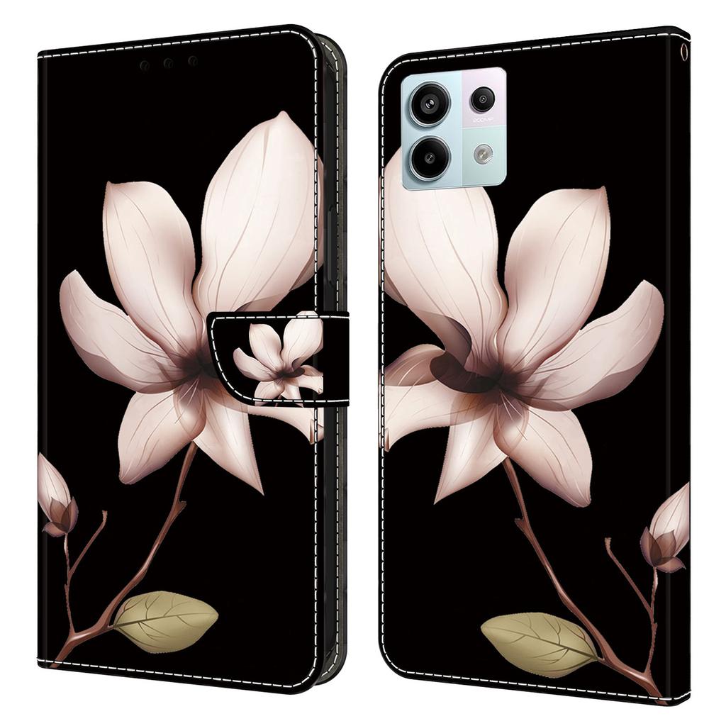For Xiaomi Redmi Note 13 Pro 5G/Poco X6 5G Case 3D Pattern Flip Wallet PU Leather Phone Cover