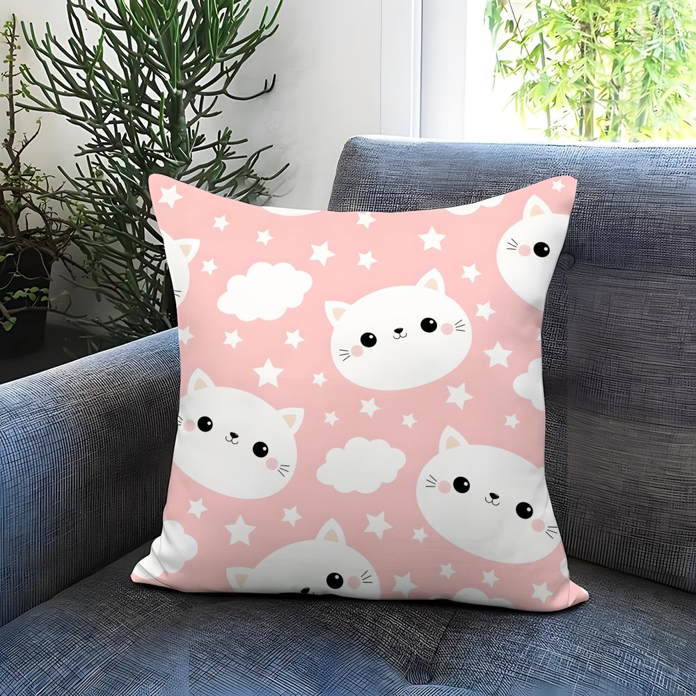 Cute Texture Cushion Cover Comfortable Reversible Pillow Cover Ideal for Car Sofa Bedroom  Beyond