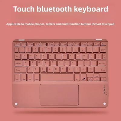Touch Bluetooth Tastatur Magnetisch für iPad Tablet Leise Kabellos Wiederaufladbar Bunte Tasten
