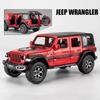 1/22 Jeeps Wrangler Rubicon Legierungsmodellauto Spielzeug Diecasts Metallguss Rückzug Sound und Licht Auto Spielzeug für Kinder Fahrzeug