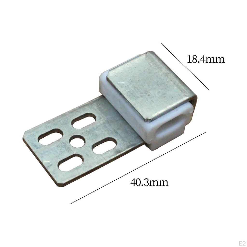 12 Pieces Sofa Couch Spring Clips 1.5mm Thickness Connectors Five-hole Metal Accessories Upholstery
