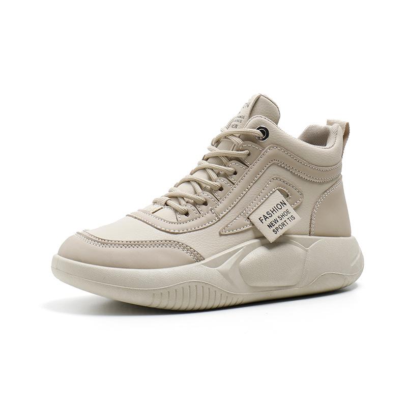 Autumn New Ins Korean Style Breathable White Shoes Female Student All-Matching Casual Sports Skate Shoes Women's Shoes Xw698