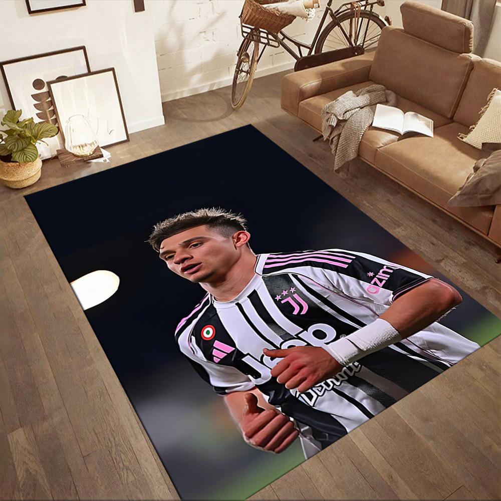 Juventus Floor Mat Suitable For Balcony Study Room Playrooms Living Rooms Antislip Rug Decorate Offices Wedding Party Gift