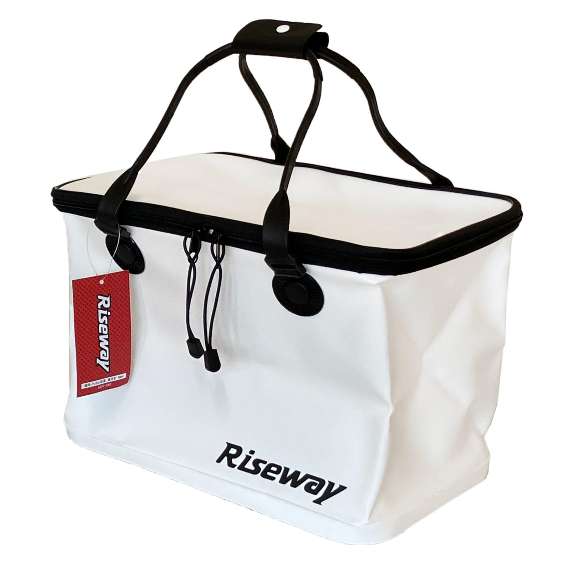 

Складное ведро Riseway для рока Белое UEV-043 (с крышкой) Рыбалка, 40 см, белый