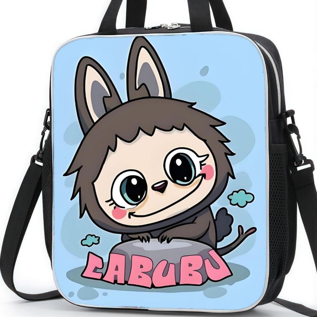 Torba tote z gruzu kreskówka uroczy dodatek duża pojemność torba dla ucznia na korepetycje plecak do szkoły podstawowej