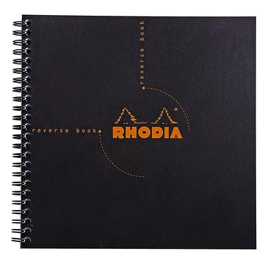 Rhodia Obrátená kniha Špirála 21 x 21 160 5 mm PEFC Dvojitá RHODIA cf193609 Poznámkový blok, Štvorcový, cm, Stránky, Mriežka, Vodoodpudivý obal, Perforovaný,