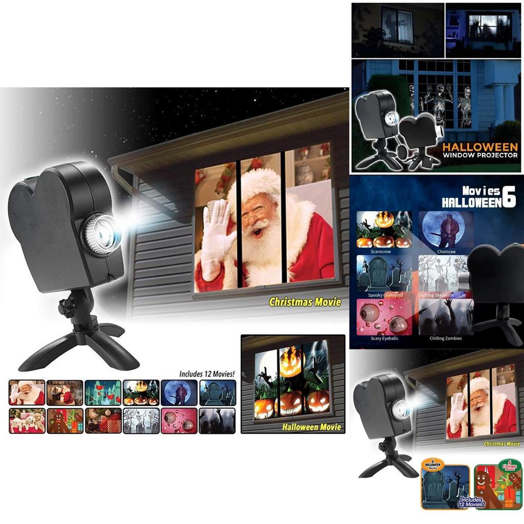 Magische Outdoor-Weihnachtsprojektorleuchte mit lebhaften LED-Animationseffekten für festliche Atmosphäre