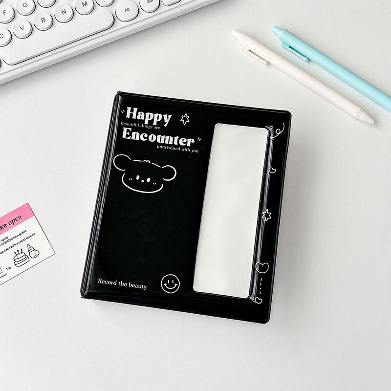 

Cartoon Photo Album with 20 Inner Pages Star Chasing Card Holder Kpop Idol Photocard Storage Album Family Photo Collection Book