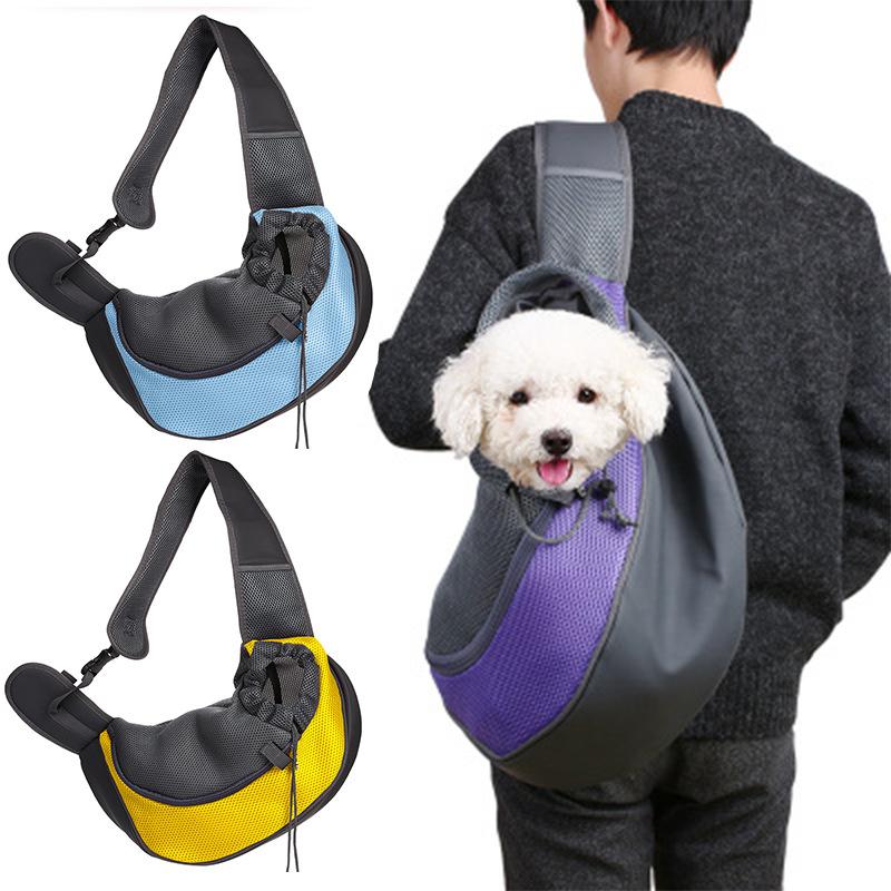 Haustier Hund Sling Carrier Atmungsaktive Mesh Reise Sicher Sling Tasche Träger für Hunde Katzen