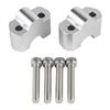YIBO 30mm Handlebar Riser Mount Clamp for G310R G310GS G 310R 310GS 2017 2018 2019 Motorcycle Elevador De Manillar (Silver)