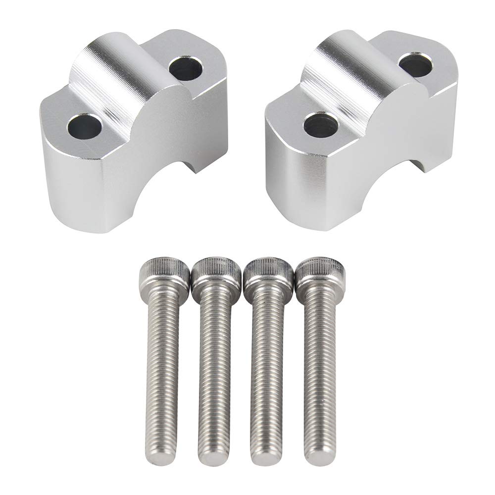 

YIBO 30mm Handlebar Riser Mount Clamp for G310R G310GS G 310R 310GS 2017 2018 2019 Motorcycle Elevador de manillar (Silver) серебряный