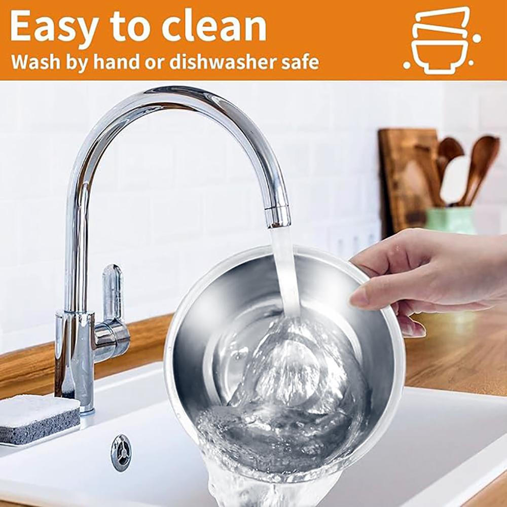 Stainless steel double bowl, dog bowl, and cat bowl, shockproof and splash proof, detachable for cleaning, reducing bacteria.zwq