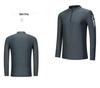 Men's Autumn/Winter Slim Fit Quick-Dry Half-Zip Long Sleeve Sports Top
