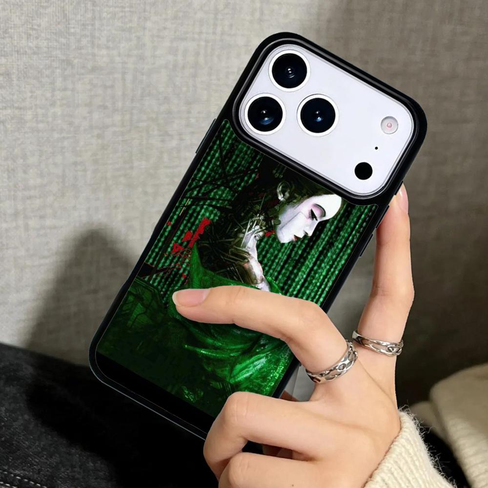 Capa Case for iPhone 17 Air 16 Pro Max 15 Plus 11 13 Mini 14 12 Back Phone Cover Matrix