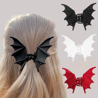 1/2 Stück Gothic Stil Fledermaus Haarklammer Gruselig Goth Fledermäuse Flügel Haarnadel Frauen