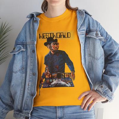 Westworld (1973) T-Shirt Sci-Fi Western Michael Crichton 70s