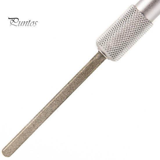 Fish Hook Polishing Tool Pen Type Portable Sharpener, Heavy Duty Metal Fishing Sharpener Sharpening Tool, Cutter Rod with Clip, Accessories Grinding