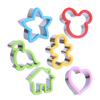 Hot Animal Dinosaur Star Heart Shape Stainless Steel Bread Mould Metal Cookie Cutters Mold Baking Sandwich Cutter Set for Kids