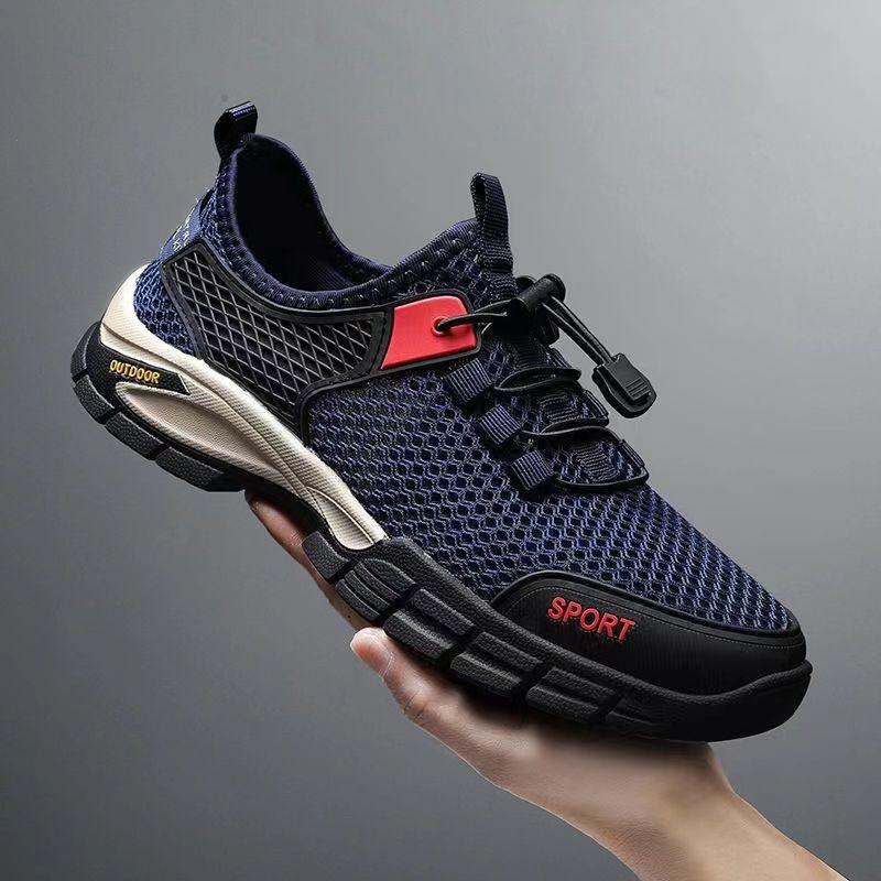 New summer mesh shoes men's back creek outdoor mountaineering sports shoes breathable casual men's hundred tower large size shoes