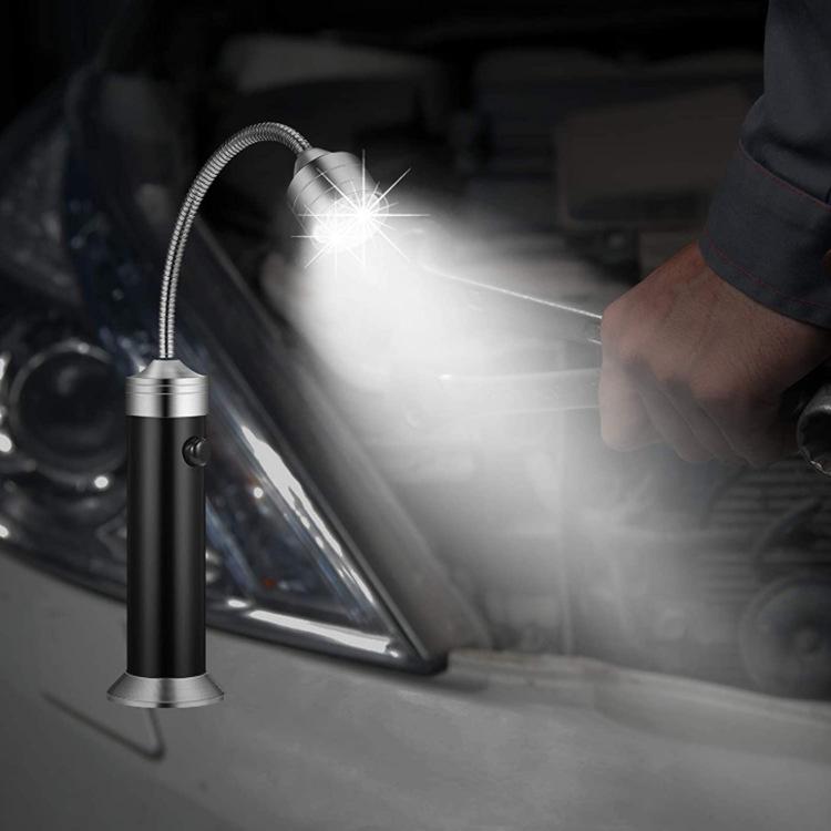 LED Flashlight with Magnet Work Light Bendable Auto Repair Emergency Lighting Hose Grill Lights