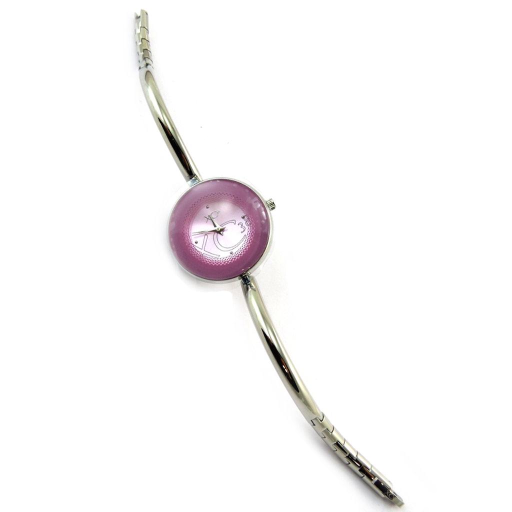 Les Trésors De Lily [N3748] - Montre femme acier 'Les Trésors de Lily' rose