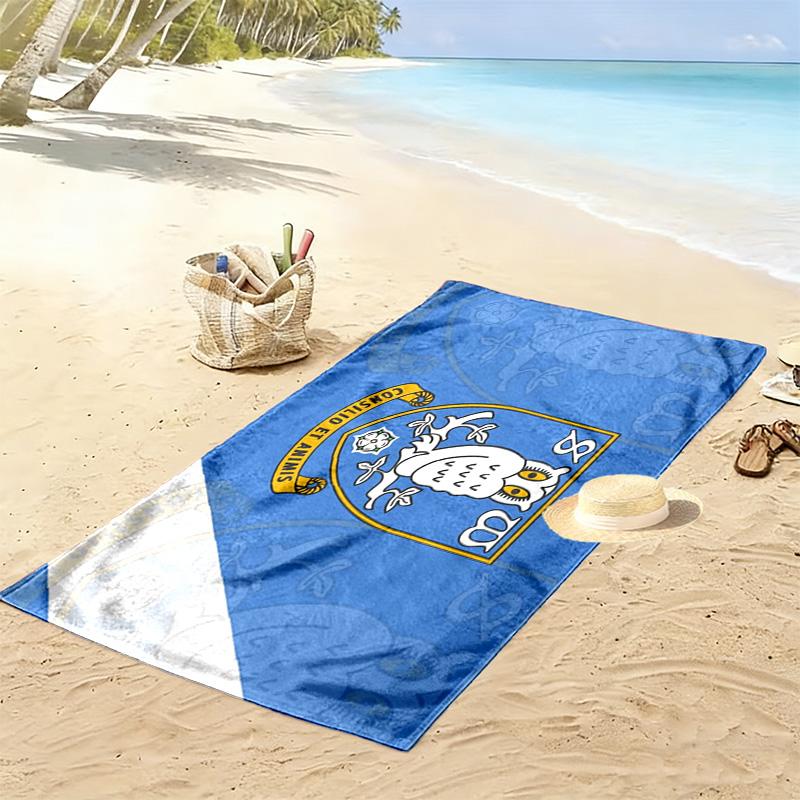 Sheffield Wednesday FC Owl 2D Flat Print Beach Towel, Large Soft Quick Dry Towel for Beach Camping SwimmingXSTJ0915543