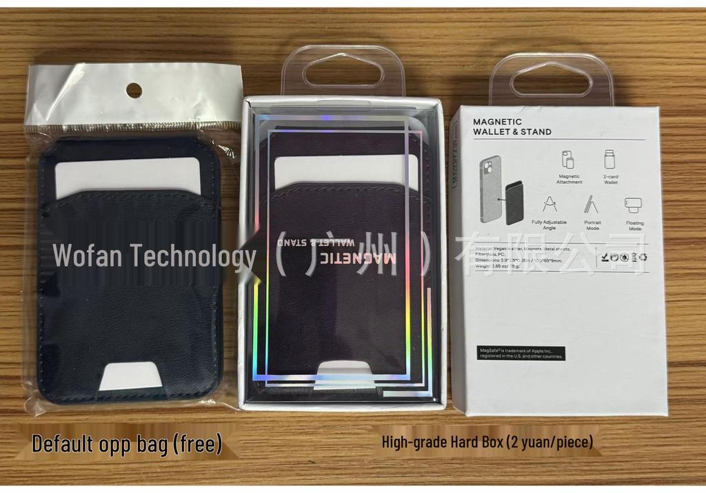 Ultra-Thin Magnetic Card Holder for iPhone 14/15/16 Pro Max with Stand
