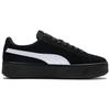 (WMNS) PUMA Vikky Stacked Retro Casual Skateboarding Shoes Black Women's 369144-03