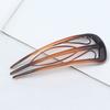 6pcs French Hair Pins Unique Shape Hair Fork With 3 Internal Teeth Designs For Women Vintage Hairstyle Accessories