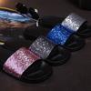 Luxurious Women Sandals Slippers With Glitter Platform For A Timeless Fashion Statement