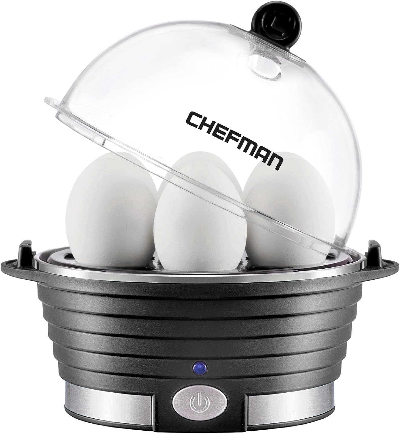 

Egg-Maker Rapid Poacher, Food & Vegetable Steamer, Quickly Makes Up to 6, Hard, Medium or Soft Boiled, Poaching/Omelet United States