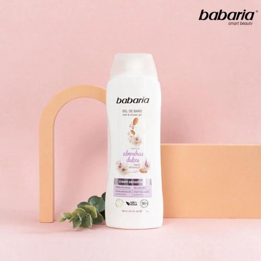 [babaria] Sweet Almond Creamy Bath & Body Wash 1000ml