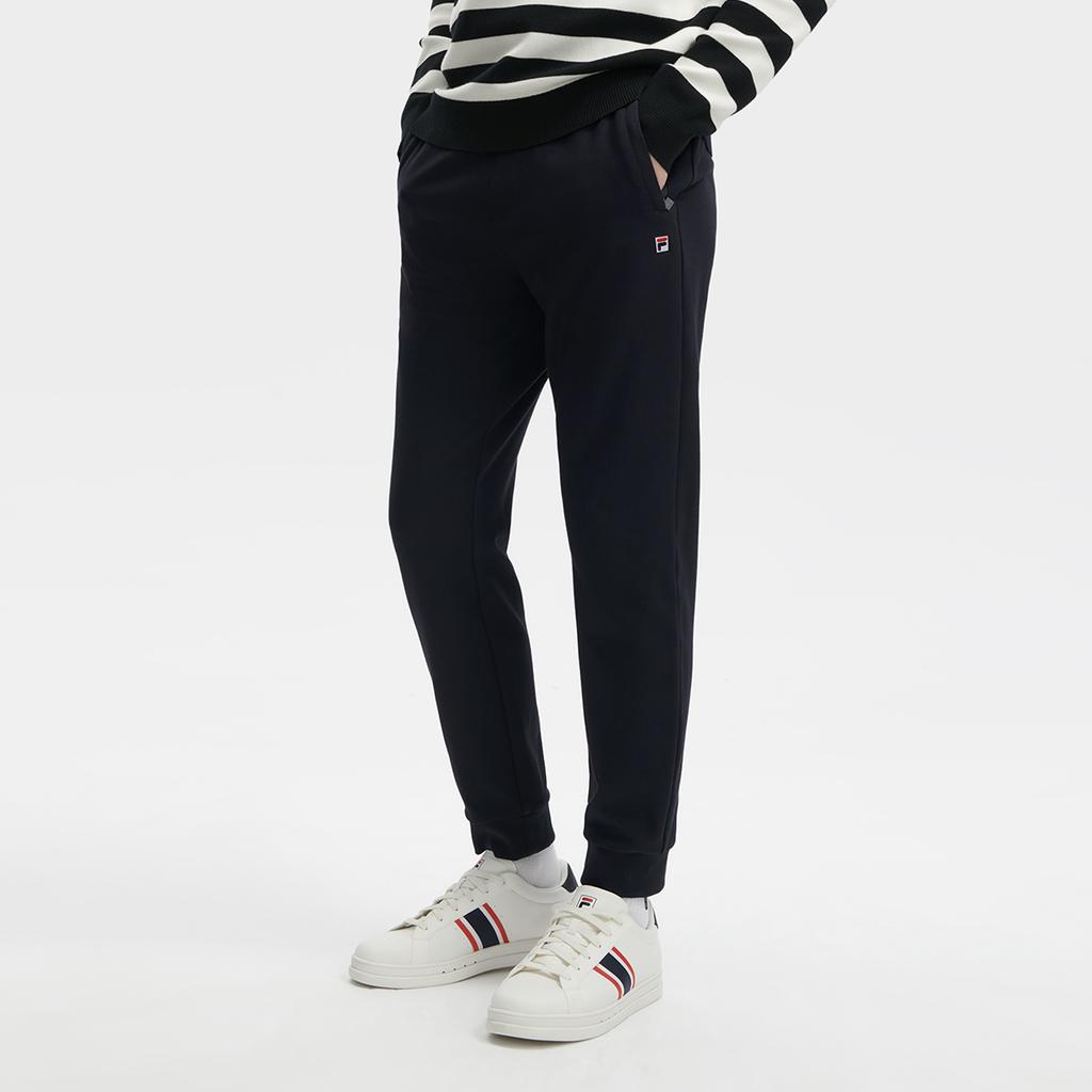 New FILA Knitted Sweatpants Men's Legend Blue F11M341604F-NV