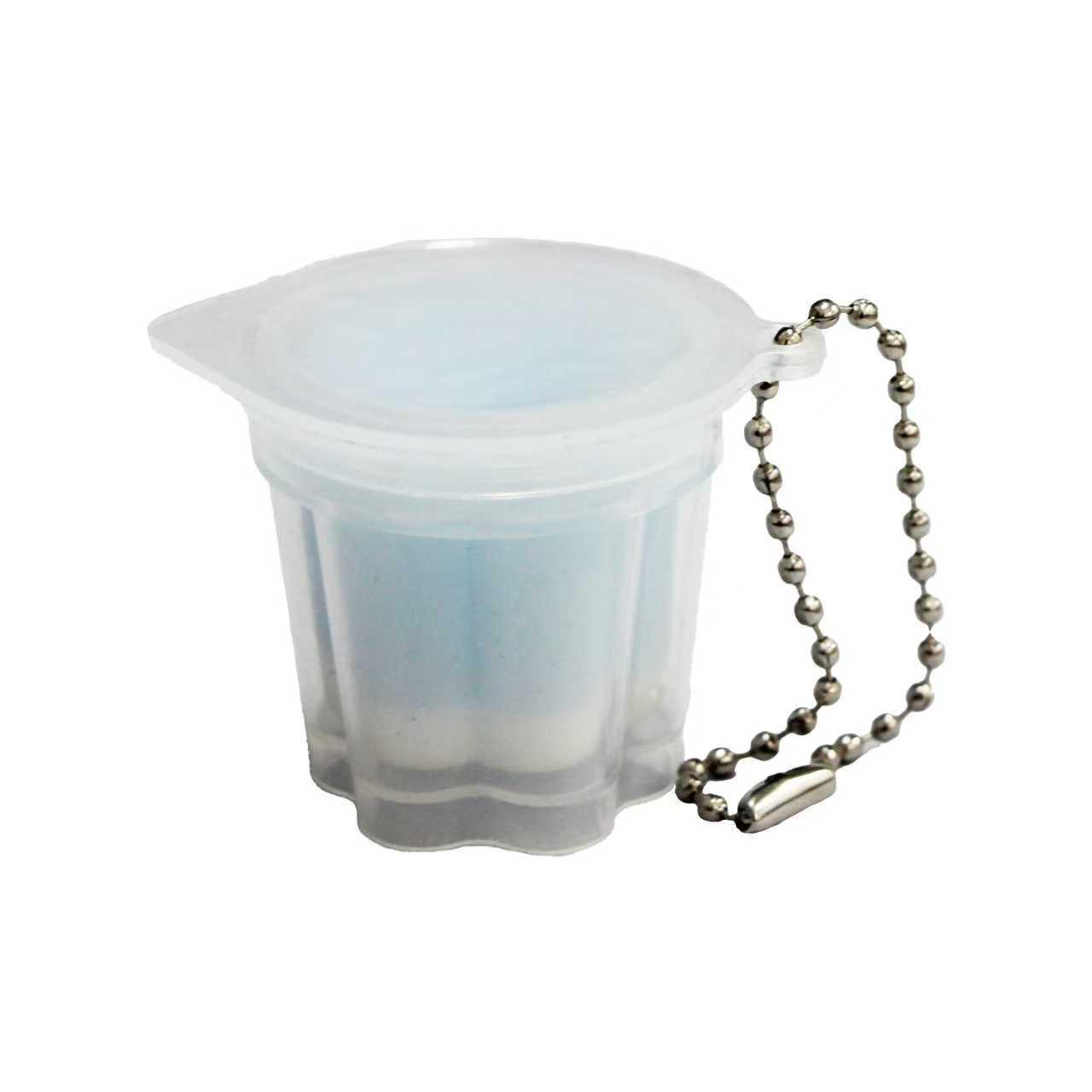 Cherry Caramel Pudding Squeeze Toy - Double Color Decompression TPR Soft Jelly Toy синий