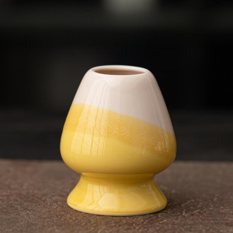 Large Ceramic Tea Whisk Vertical Kiln Transformation Retro Japanese Tea Whisk Base Matcha Tools Tea Accessories