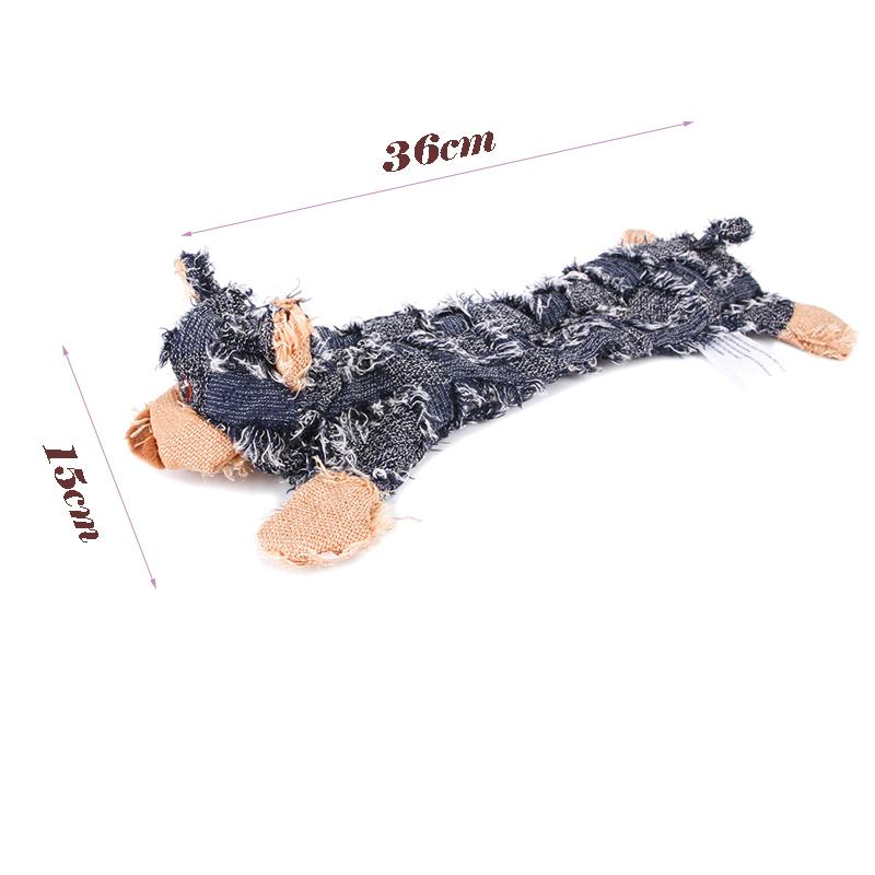 

Мягкая игрушка для щенков в виде плюшевого медведя-нищего, устойчивая к укусам, для маленьких и средних собак, французских бульдогов, биглей, талисманов, аксессуаров As the picture