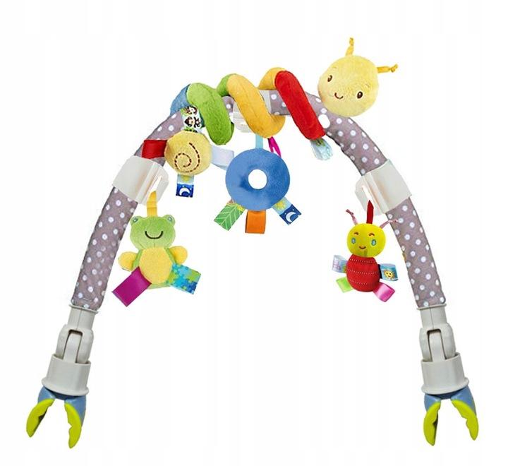 Noworodek spiralny wózek zabawkowy fotelik samochodowy zabawki pluszowe