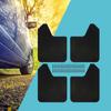 4 Stück Schmutzfänger, schwarz, universelle Außenteile vorne und hinten, Autozubehör, Schmutzfänger, Kotflügel für SUV, LKW