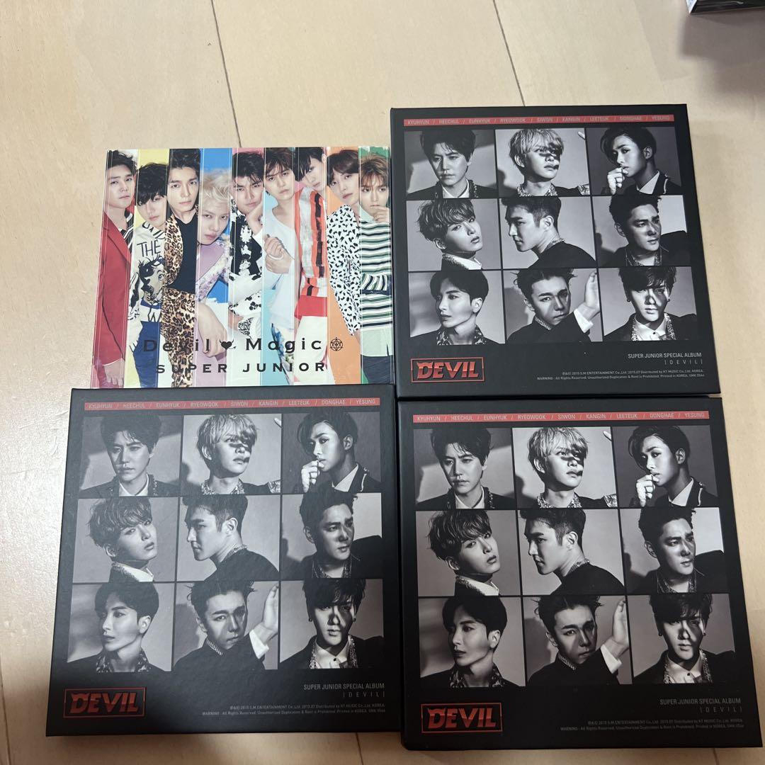 

[USED] superjunior devil 4set