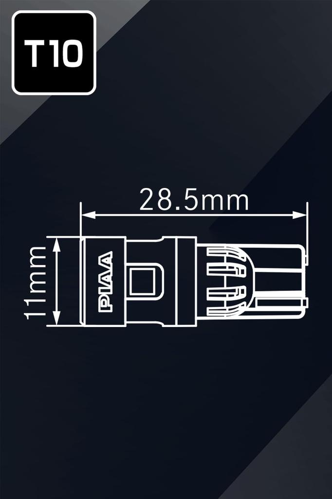 PIAA Car Lamp & Bulb, Room Lamp/Luggage Lamp, LED Pink+ 6600K with Welcome Sakura Pink Feature, 12V 2.2W 100lm T10, Pack of 2, LER142