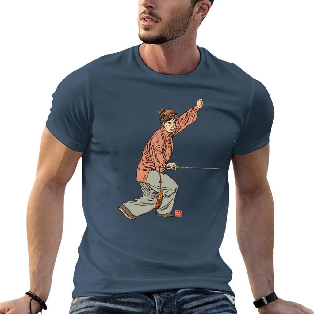 Tai Chi Sword TShirt Anime T Shirts Oversize Unisex T Shirts for Unisex Unisex T Shirt Graphic Tshirt