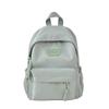 Color Solid Student Schoolbag Large Capacity Backpack Outdoor Leisure Bag Travel
