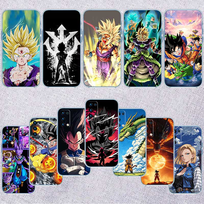 RE26 Dragon Ball Goku Transparent Phone Case for Motorola Moto Edge 20 30 40 50 S30 Fusion Ultra Pro Neo Lite + G200 G23