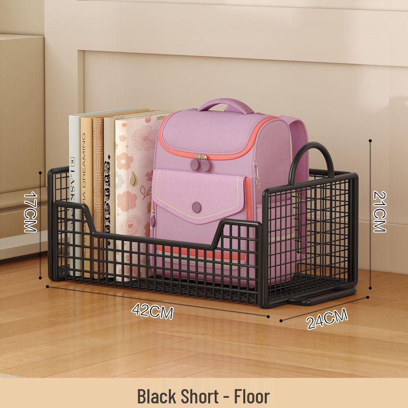 Mobile Under-Desk Bookshelf with Wheels for Students