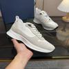 Men's Shoes Trendy Low-top D Home Casual Shoes Letter Old Flower Embroidery Thick-soled Lace-up Sneakers