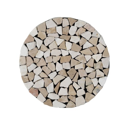 Gardenmaster Natural Stone Sheet, Sold Individually, 23cm Diameter, STR-23(BE), Beige