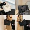 Spacious Canvas Tote Bag For Work And Leisure Stylish Commuter Must-have Accessory
