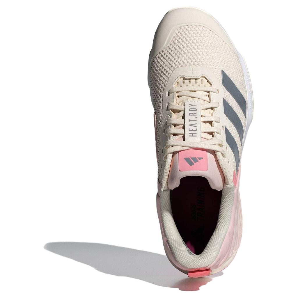 New Adidas Dropset 3 Chalk White Iron Metallic Semi Pink Spark Women's ID8635
